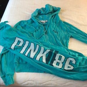 Teal Victoria’s Secret PINK sweatsuit